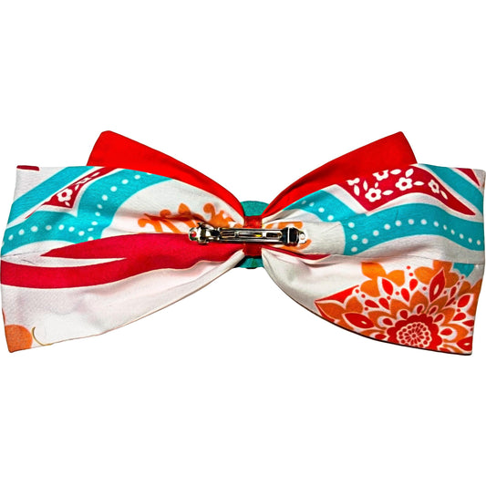 Cupcake Celebration Bow | Colorful Party Hair Clip