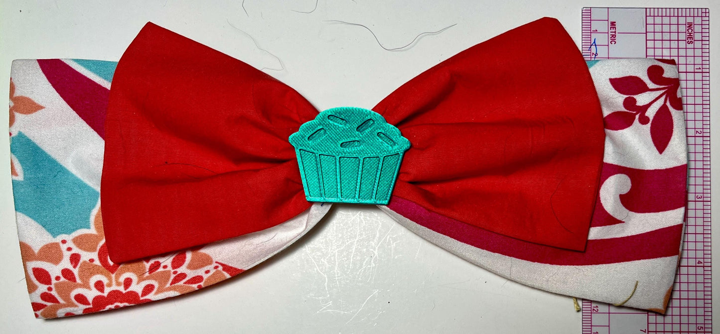 Cupcake Celebration Bow | Colorful Party Hair Clip